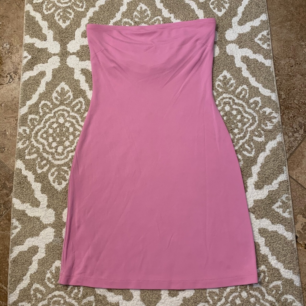Sexy Strapless Tube Dress Moda International
